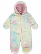 Rothschild Infant Girls Tie Dye Faux Fur Pram Size 3/6M 6/9M