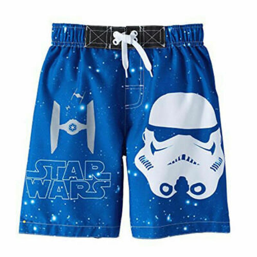 Star Wars Boys Printed Swim Short Size 4 5/6