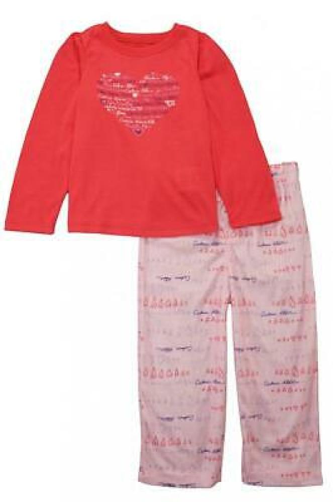 Allergi Legende kommentar Calvin Klein Toddler Girls Pink Logo 2pc Pajama Pant Set Size 2T 3T 4T  $29.98