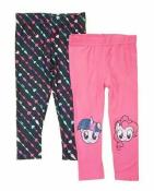 My Little Pony Girls 2 Pack Graphic Print Leggings Size 2T 3T 4T 4 5 6 6X