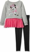 Minnie Mouse Girls Two-Piece Legging Set Size 2T 3T 4T 4 5 6 6X