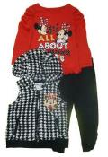 Minnie Mouse Girls Houndstooth Vest 3pc Legging Set Size 2T