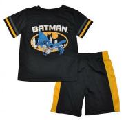 Batman Boys Black Character Top 2pc Short Set Size 4 5 6 7