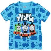 Thomas & Friends Toddler Boys S/S Blue Character Print Top Size 2T 3T 4T
