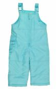 London Fog Infant Girls Turquoise Snow Ski Bib Size 12M