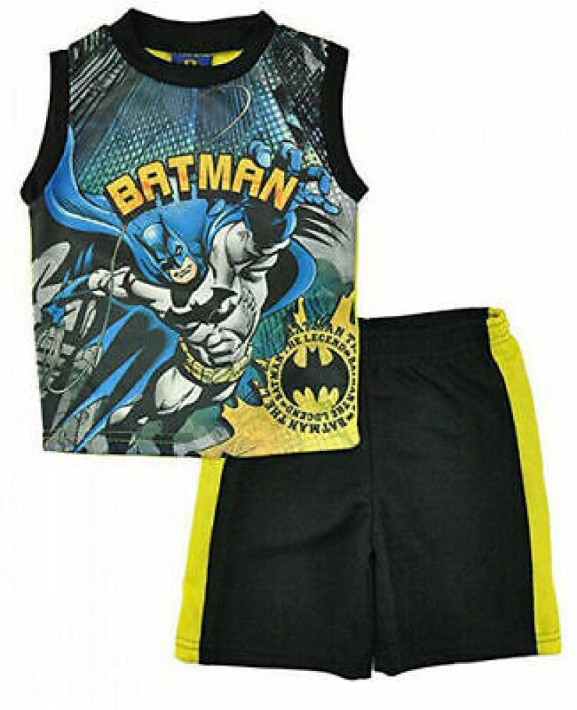 Batman Toddler Boys Tank Top 2pc Short Set Size 2T 3T