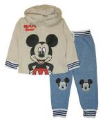 Mickey Mouse Infant Boys Hooded Top Two-Piece Jogger Set Set Size 12M 18M 24M