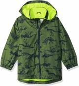 Carter's Boys Green Dino Rainslicker Jacket Size 2T 3T 4T 4 5/6 7