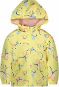 Carter's Girls Yellow Butterfly Rainslicker Jacket Size 4 5/6 6X