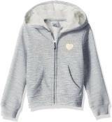 Juicy Couture Girls Heather Gray Logo Hoodie Size 4 
