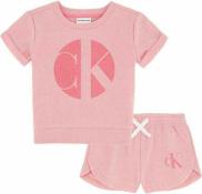 Calvin Klein Girls 2 Piece Short Set Size 2T 3T 4T 4 5 6 6X