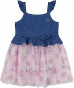 Calvin Klein Girls Dress With Tulle Size 4 5 6 6X