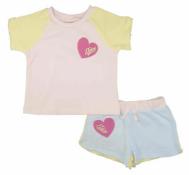 Juicy Couture Girls Two-Piece Short Set Size 2T 3T 4T 4 5 6 6X