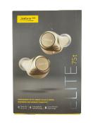 Jabra Elite 75t True Wireless In-Ear Headphones, Gold Beige