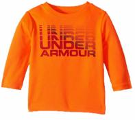 Under Armour Infant Boys L/S Orange Thermal Top Size 12M $26