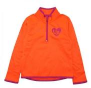 Under Armour Girls Bright Coral & Pink 1/4 Zip Pull-Over Size 5