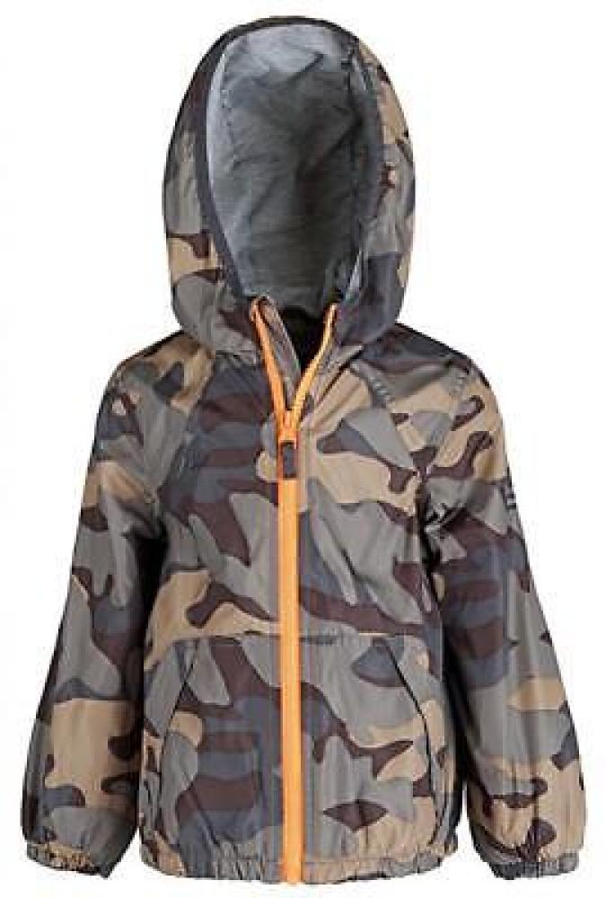 Osh Kosh B'gosh Boys Camo Print Wind Breaker Jacket Size 4