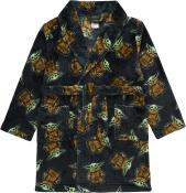 Star Wars Boys' Bathrobe Black Green Size 4, 6, 8, 10