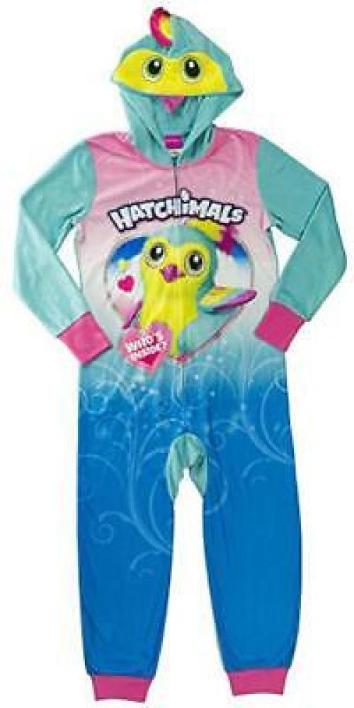 Hatchimals Little/Big Girls One-Piece Pajamas Size 4/5 6/6X