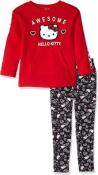 Hello Kitty Girls 2-Piece Red Sweat Top & Legging Set Size 3T 4T 5/6 6X 7 8/10 