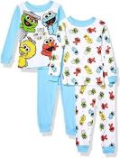 Sesame Street Toddler Boys Little Monster Squad 4pc Pajama Pant Set Size 4T