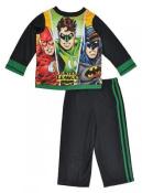 Justice League Toddler Boys Long Sleeve 2pc Printed Pajama Pant Set Size 2T 