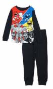 Power Rangers Boys Long Sleeve Black 2pc Pajama Pant Set Size 8 $24
