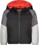 Carter's Boys Black Grey Red Fleece Lined Midweight Jacket Size 4 5/6 7