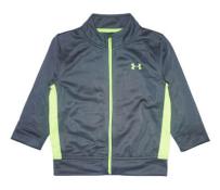 Under Armour Infant Boys Stealth Gray & Quirky Lime Track Jacket Size 24M