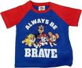 Nickelodeon Paw Patrol Little Boys Brave 3pc Top & Short Set Size 4 5 6 7