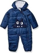 Carter's Baby Boys Navy Blue Monster Pram Suit Size 3/6M 6/9M
