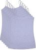 Studio 3 Women Grey & White Camisole Tops Size S M L XL 1X 2X 3X