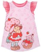 Strawberry Shortcake Girls' Soft & Cute Pajamas Nightgown 2T, 3T, 4T