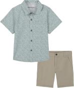 Calvin Klein Boys 2 Pieces Short Set Size 4, 5, 6, 7