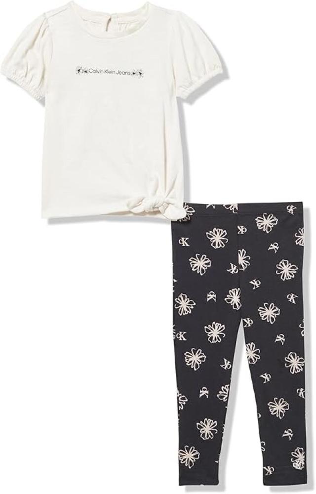 Calvin Klein Girls 2 Pieces Tunic Legging Set Size 7 8/10 12