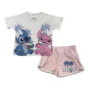 Disney Lilo & Stitch Girls' Short  Set White  Size 4, 5, 6, 6X