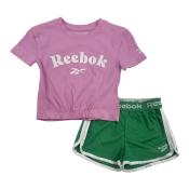Reebok Girls' Active  2PC Shorts Set  Size 4, 5, 6, 6X, 7, 8, 10, 12