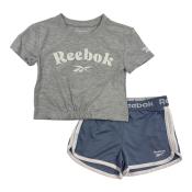 Reebok Girls' Active  2PC Shorts Set  Size 4, 5, 6, 6X, 7, 8, 10, 12