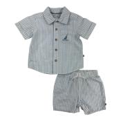 Nautica Infant Boys 2-Piece Short  Set Size  12M , 18M, 24M