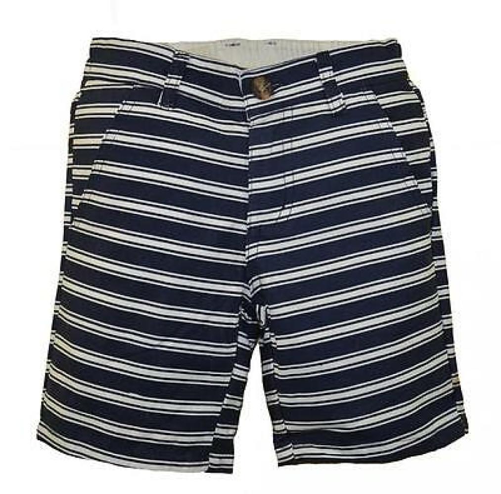 City Ink Boys Navy Blue & White Striped Cotton Short Size 4 5 6 7 $32