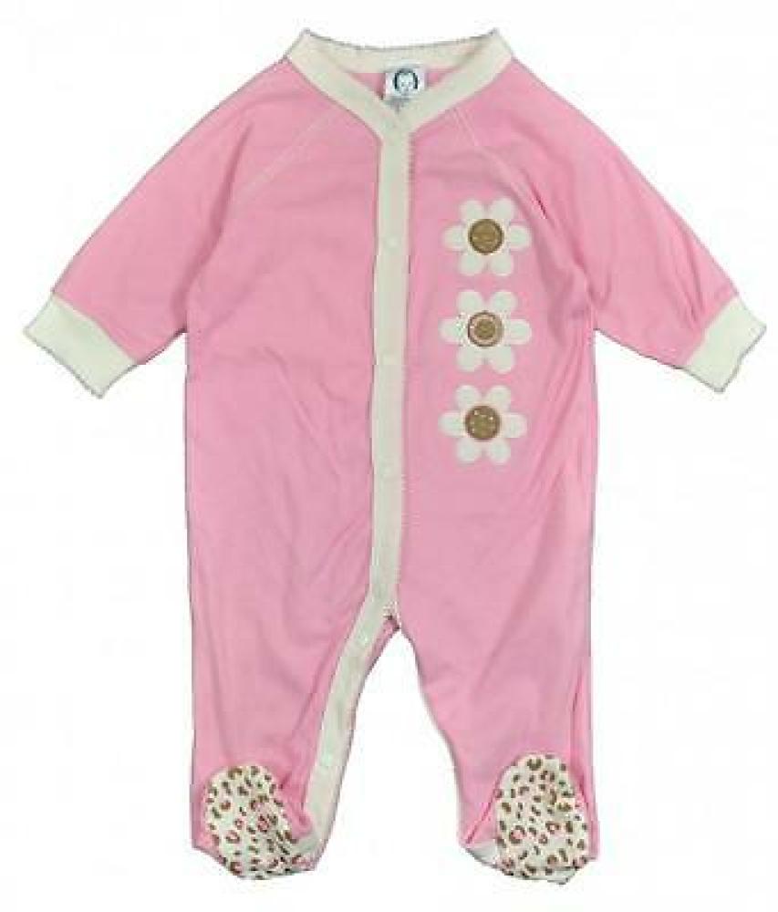 Gerber Infant Girls L/S Pink Coverall Size N/B 0/3M 3/6M 6/9M