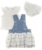 Calvin Klein Baby Girls 2-Pc White Top & Dress Set w/Panty 3/6M 6/9M 12M 18M 24M