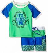 Osh Kosh B'gosh Infant Boys 2pc Rashguard Swim Short Set Size 12M 18M 24M