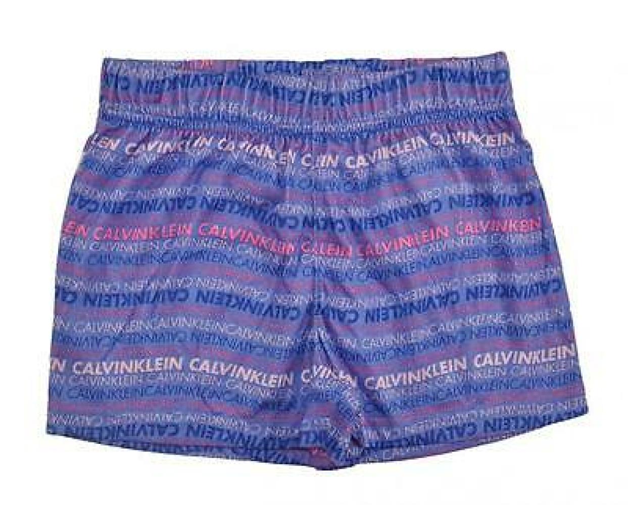 Calvin Klein Girls Purple Printed Pajama Short Size 5/6 $22
