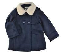 Osh Kosh B'gosh Infant Girls Double Breasted Faux Wool Jacket Size 12M 18M 24M