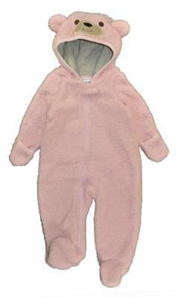 Kiko & Max Infant Girls Pink Faux Sherpa Pram Size 3/6M 6/9M