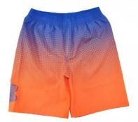 Under Armour Boys Blue & Orange Printed Swim Short Size 5