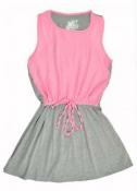 Poof Big Girls Pink & Gray Dress Size 6X 7/8 10/12 14