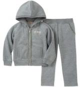 Juicy Couture Girls Gray 2pc Sweatsuit Size 2T 3T 4T 4 5 6 6X 7 8/10 12