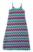 Chillipop Girls Berry & Multi Color Printed Dress Size 4 5/6 6X